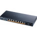 Коммутатор Zyxel XMG1915-10EP-EU0101F (L2+) 8x2.5Гбит/с 2SFP+ 8PoE++ 130W управляемый