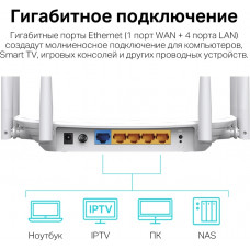 Роутер беспроводной TP-Link Archer C86 AC1900 10/100/1000BASE-TX белый