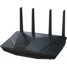 Роутер беспроводной Asus RT-AX5400 AX5400 10/100/1000 компл.:устройство/крепления/адаптер черный