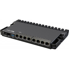Маршрутизатор MikroTik RB5009UG+S+IN 10/100/1000 компл.:устройство/крепления/адаптер черный