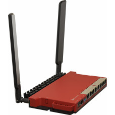 Роутер беспроводной MikroTik L009UiGS-2HaxD-IN AX600 10/100/1000BASE-TX красный