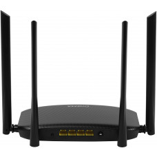 Роутер беспроводной Digma DWR-AC1201 AC1200 10/100BASE-TX черный (упак.:1шт)