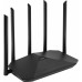 Роутер беспроводной Digma DWR-AX1501 AX1500 10/100/1000BASE-TX черный (упак.:1шт)