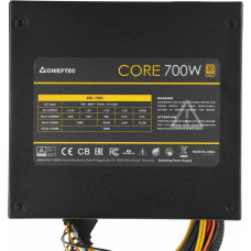 Блок питания Chieftec ATX 700W CORE BBS-700S-Bulk 80+ gold 24pin APFC 120mm fan 6xSATA