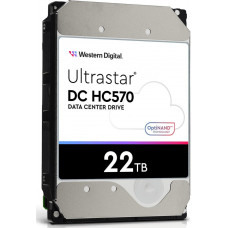 Жесткий диск WD SAS 3.0 22TB 0F48052 WUH722222AL5204 Server Ultrastar DC HC570 512E (7200rpm) 512Mb 3.5"