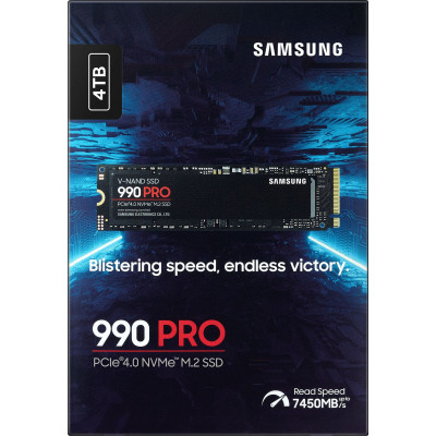 Накопитель SSD Samsung PCIe 4.0 x4 4TB MZ-V9P4T0BW 990 Pro M.2 2280