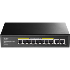 Коммутатор Cudy GS1010PE (L2) 10x1Гбит/с 8PoE+ 120W неуправляемый