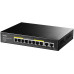 Коммутатор Cudy GS1010PE (L2) 10x1Гбит/с 8PoE+ 120W неуправляемый