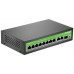 Коммутатор Digma DSP208G-2G-1S-T120 (L2) 10x1Гбит/с 1SFP 8PoE 8PoE+ 120W неуправляемый