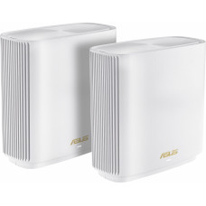 Бесшовный Mesh роутер Asus ZenWiFi XT9 (W-2-PK) AX7800 2.5GE/USB3.0 белый (упак.:2шт)