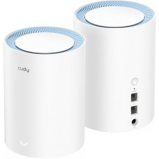 Бесшовный Mesh роутер Cudy M1200(2-Pack) AC1200 10/100BASE-TX белый (упак.:2шт)