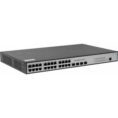 Коммутатор SNR SNR-S2982G-24T-POE-E (L2) 24x1Гбит/с 4SFP 24PoE 370W управляемый