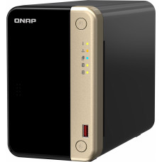 Сетевое хранилище NAS Qnap Original TS-264-8G 2-bay настольный Celeron N5095