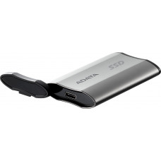 Накопитель SSD A-Data USB-C 500GB SD810-500G-CSG SD810 1.8" серый