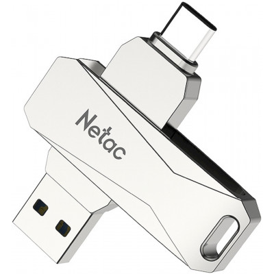 Флеш Диск Netac 128GB U782C NT03U782C-128G-30PN USB3.0 серебристый
