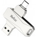 Флеш Диск Netac 128GB U782C NT03U782C-128G-30PN USB3.0 серебристый