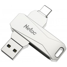 Флеш Диск Netac 128GB U782C NT03U782C-128G-30PN USB3.0 серебристый