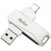 Флеш Диск Netac 128GB U782C NT03U782C-128G-30PN USB3.0 серебристый