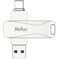 Флеш Диск Netac 128GB U782C NT03U782C-128G-30PN USB3.0 серебристый