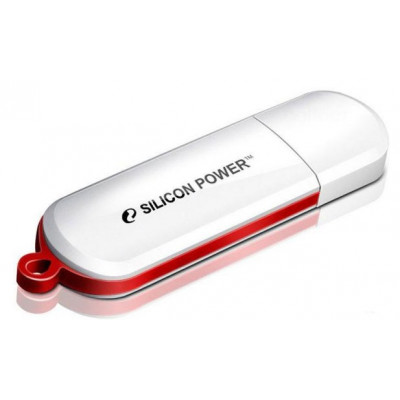 Флеш Диск Silicon Power 8Gb LuxMini 320 SP008GBUF2320V1W USB2.0 белый
