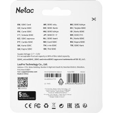 Флеш карта SDXC 64GB Netac NT02P600STN-064G-R P600 w/o adapter