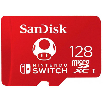 Флеш карта microSDXC 128GB Sandisk Nintendo Switch