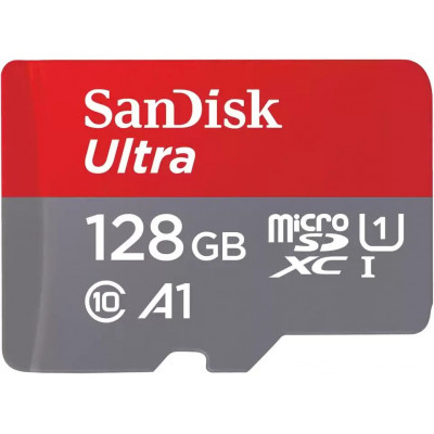 Флеш карта microSDXC 128GB Sandisk SDSQUAB-128G-GN6MN Ultra w/o adapter