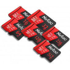 Флеш карта microSDXC 128GB Netac NT02P500PRO-128G-S P500 Extreme Pro A1 w/o adapter