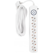 Сетевой фильтр Ippon BK-6-EU-5-10-W 5м (6 розеток) белый (коробка)