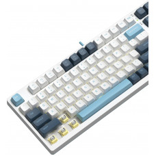 Клавиатура A4Tech Fstyler FS300 механическая белый/синий USB for gamer LED (FS300 PANDA SNOWBOARDING)