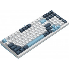 Клавиатура A4Tech Fstyler FS300 механическая белый/синий USB for gamer LED (FS300 PANDA SNOWBOARDING)
