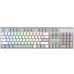 Клавиатура A4Tech Fstyler FS100 Neon механическая серый/белый USB for gamer LED (FS100)