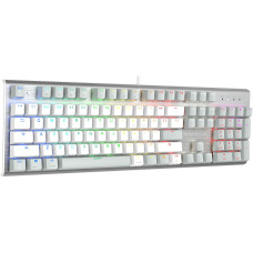 Клавиатура A4Tech Fstyler FS100 Neon механическая серый/белый USB for gamer LED (FS100)