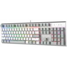 Клавиатура A4Tech Fstyler FS100 Neon механическая серый/белый USB for gamer LED (FS100)