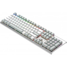 Клавиатура A4Tech Fstyler FS100 Neon механическая серый/белый USB for gamer LED (FS100)