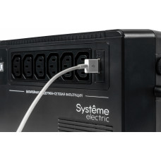 Источник бесперебойного питания Systeme Electriс BV BVSE800I 480Вт 800ВА черный