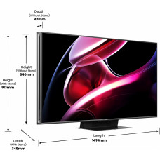 Телевизор LED Hisense 65" 65UXKQ темно-серый 4K Ultra HD 120Hz DVB-T DVB-T2 DVB-C DVB-S DVB-S2 USB WiFi Smart TV