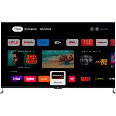 Телевизор QLED TCL 98" 98C745 черный 4K Ultra HD 120Hz DVB-T DVB-T2 DVB-C DVB-S DVB-S2 USB WiFi Smart TV (RUS)
