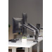 Кронштейн для мониторов Ultramounts UM735BL черный/серый 17"-27" макс.7кг крепление к столешнице поворот и наклон
