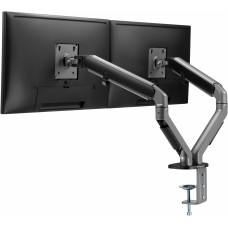 Кронштейн для мониторов Ultramounts UM735BL черный/серый 17"-27" макс.7кг крепление к столешнице поворот и наклон