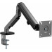 Кронштейн для мониторов Ultramounts UM734BL серый/черный 17"-27" макс.7кг крепление к столешнице поворот и наклон