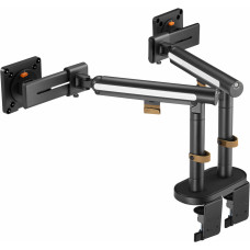 Кронштейн для мониторов Ultramounts UM727B черный 17"-32" макс.9кг крепление к столешнице поворот и наклон