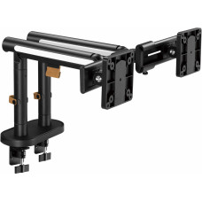 Кронштейн для мониторов Ultramounts UM727B черный 17"-32" макс.9кг крепление к столешнице поворот и наклон