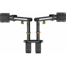 Кронштейн для мониторов Ultramounts UM727B черный 17"-32" макс.9кг крепление к столешнице поворот и наклон