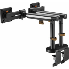 Кронштейн для мониторов Ultramounts UM727B черный 17"-32" макс.9кг крепление к столешнице поворот и наклон