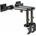 Кронштейн для мониторов Ultramounts UM727B черный 17"-32" макс.9кг крепление к столешнице поворот и наклон
