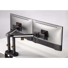 Кронштейн для мониторов Ultramounts UM727B черный 17"-32" макс.9кг крепление к столешнице поворот и наклон