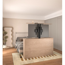 Кронштейн для телевизора Cactus CS-STM-7844 черный 32"-55" макс.45кг напольный (моторизованный лифт)