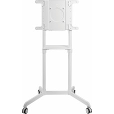 Стойка для телевизора Cactus CS-ST1146WT белый 37"-70" макс.70кг напольный мобильный