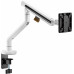 Кронштейн для мониторов Ultramounts UM725W белый 17"-32" макс.9кг крепление к столешнице поворот и наклон